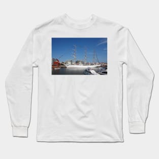 Germany; Bremerhaven; City; Sail; Bremen; Sailing ship; Windjammer, Dar Long Sleeve T-Shirt